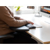 Mousetrapper Armrest - Asymmetric atrama riešui Dirbtinė oda Juoda