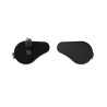 Mousetrapper Armrest - Split wrist rest Faux leather Black