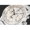 Zeppelin 100 Jahre Quartz Chronograph Men’s Watch 42mm Silver Dial Stainless Steel Mesh Bracelet