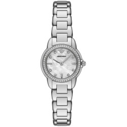Emporio Armani Mia Women’s Watch 26mm Silver Mother Of Pearl Dial Stainless Steel Bracelet