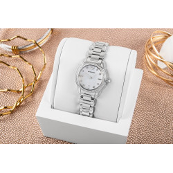 Emporio Armani Mia Women’s Watch 26mm Silver Mother Of Pearl Dial Stainless Steel Bracelet