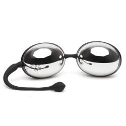 Fifty Shades of Grey Inner Goddess Silver Kegel Ball Set 67g Black/Silver