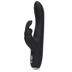 Fifty Shades of Grey Greedy Girl Slimline Rechargeable Rabbit Black