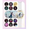 Smartwatch Gravity / white-gold