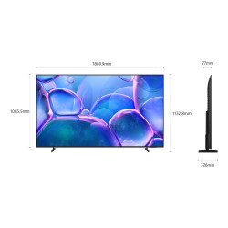 Samsung UE85U7000FU 2,16 m (85") 4K Ultra HD Smart TV „Wi-Fi“ Juoda