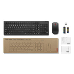 Lenovo 4X31R64485 keyboard Mouse included Office RF Wireless Finnish, Swedish Black