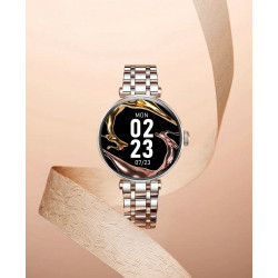 Smartwatch Gravity / Rose Gold-Silver Pink, 2 Straps, GT26-4