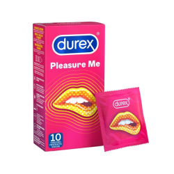 Durex Pleasure Me Ribbed & Dotted Condoms 10 pcs, 56 mm, Latex