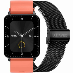 Smartwatch Gravity with 2 Straps GT17-10 / red-black
