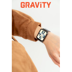 Gravity Smartwatch / white-black