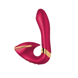 Shunga SOYO Intimate Massager Dual Motor Raspberry 170mm Rechargeable