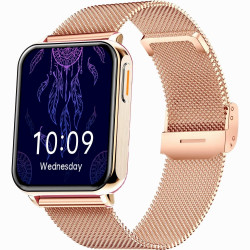 Smartwatch Gravity / rose gold/navy blue