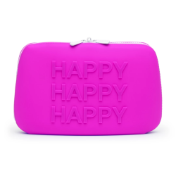 Happy Rabbit Storage Zip Bag Large Silicone Purple 25.4x17.8cm