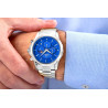 Giewont Chronograph Sapphire Men's Watch / silver-blue
