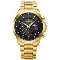 Giewont Chronograph Sapphire Men’s Watch / gold/black