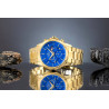Giewont Men’s Chronograph Sapphire Watch / gold/blue