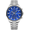 Giewont Chronograph Sapphire Men's Watch / silver-blue
