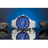 Giewont Chronograph Sapphire Men's Watch / silver-blue