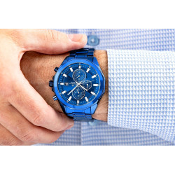 Giewont Men's Chronograph Sapphire Watch GW7290-B5 / blue