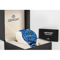 Giewont Men's Chronograph Sapphire Watch GW7290-B5 / blue