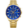 Giewont Chronograph Sapphire Men's Watch GW7290-B6 / gold blue