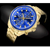 Giewont Chronograph Sapphire Men's Watch GW7290-B6 / gold blue