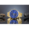 Giewont Chronograph Sapphire Men's Watch GW7290-B6 / gold blue