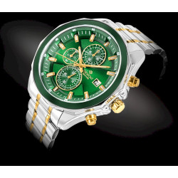Giewont Chronograph Sapphire Men’s Watch / silver-green