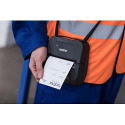 Brother RJ-4230B pos kasos kvitų spausdintuvas 203 x 203 DPI Vielinis ir Bevielis Tiesioginis terminis Mobilusis spausdintuvas