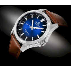 Giewont Elegance Sapphire Men's Watch / brown-blue