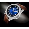 Giewont Elegance Sapphire Men's Watch / brown-blue
