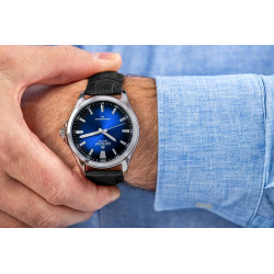 Giewont Elegance Sapphire Men's Watch GW5160-A6 / black-blue