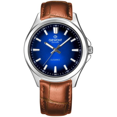 Giewont Elegance Sapphire Men’s Watch / brown/blue