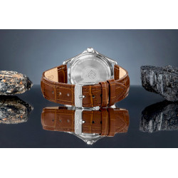 Giewont Elegance Sapphire Men’s Watch / brown/blue