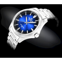Giewont Elegance Sapphire Men’s Watch / silver-blue