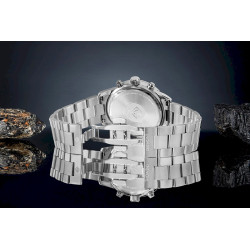 Giewont Men's Watch Chronograph Sapphire / silver-blue