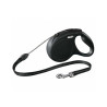 Automatinis pavadys-virvutė Flexi New Classic M juodas, 8 m,