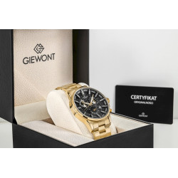 Giewont Chronograph Sapphire Men’s Watch GW4580-B4 / gold/black