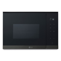 LG MG7Z2593B mikrobangų krosnelė Juoda, Nerūdijančiojo plieno Mikrobangų krosnelė su kepsninės funkcija Įmontuoti 25 L 900 W