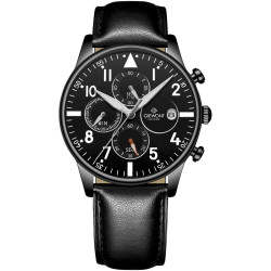 Giewont Men's Chronograph Sapphire Watch GW5630-A1 / black