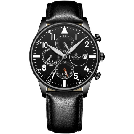 Giewont Men's Chronograph Sapphire Watch GW5630-A1 / black