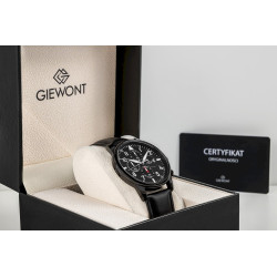 Giewont Men's Chronograph Sapphire Watch GW5630-A1 / black