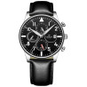 Giewont Men's Chronograph Sapphire Watch GW5630-A2 / black-silver