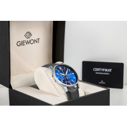 Giewont Men's Chronograph Sapphire Watch GW5630-A3 / black/blue