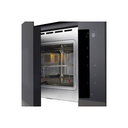LG MG7Z2593B mikrobangų krosnelė Juoda, Nerūdijančiojo plieno Mikrobangų krosnelė su kepsninės funkcija Įmontuoti 25 L 900 W