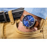 Giewont Chronograph Sapphire Men’s Watch / brown/blue