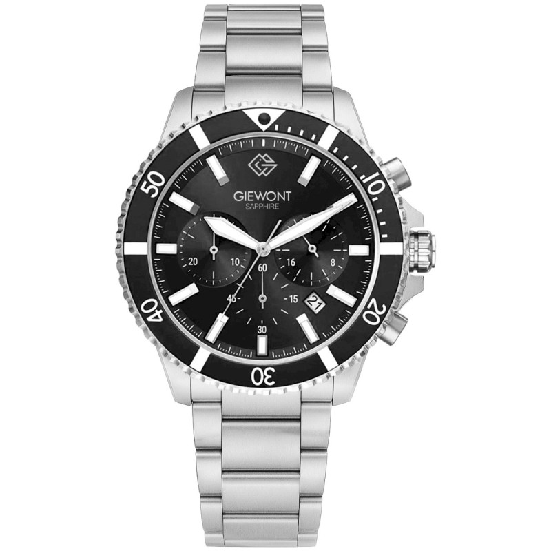 Giewont Chronograph Sapphire Men’s Watch / silver