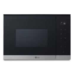 LG MG7Z2593D mikrobangų krosnelė Juoda, Nerūdijančiojo plieno Mikrobangų krosnelė su kepsninės funkcija Įmontuoti 25 L 900 W
