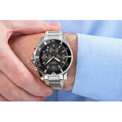Giewont Chronograph Sapphire Men’s Watch / silver