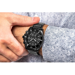 Giewont Men's Chronograph Watch Sapphire / black